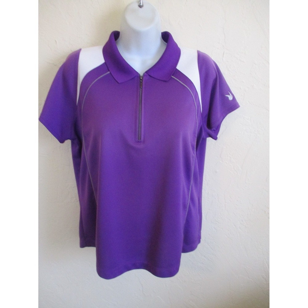 EP Pro Tour Tech Zip Golf Polo Size Large